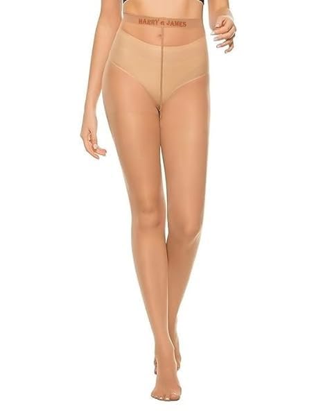 HARRY & JAMES Women's High Waist Opaque Pantyhose
