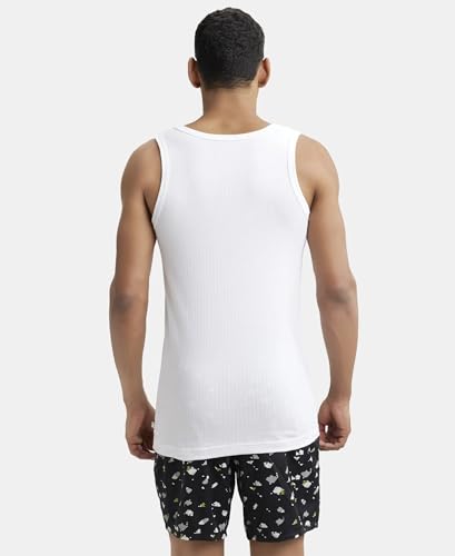 Jockey Men's Cotton Round Neck Sleeveless Vest - Image 3