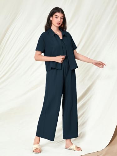 TOPLOT Women's Jumpsuit - Teal - Image 3