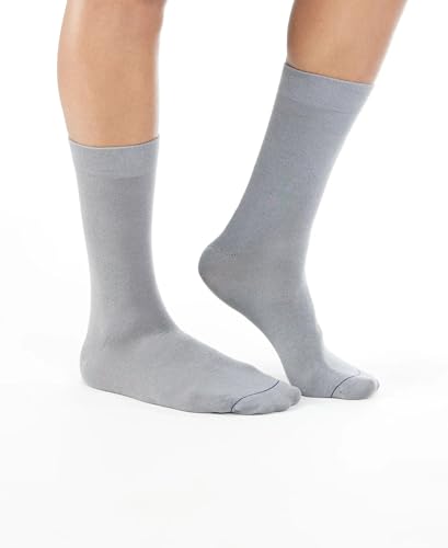 Jockey Men's Calf Length Socks - Mid Grey - Image 3