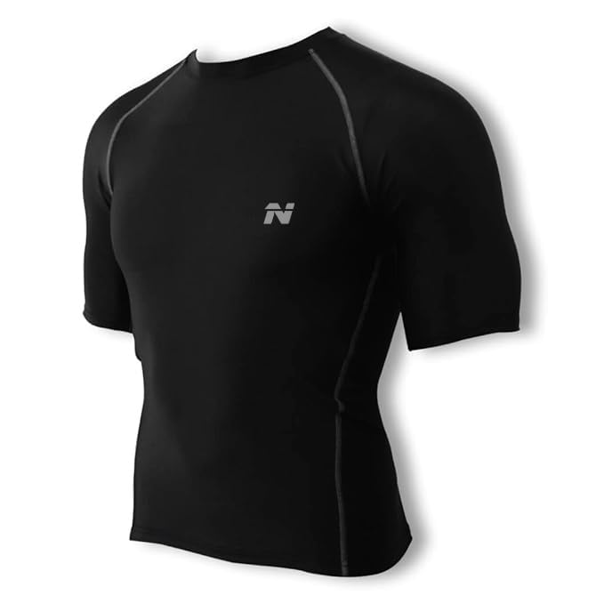 NINQ Men's Black Compression T-Shirt - Image 5