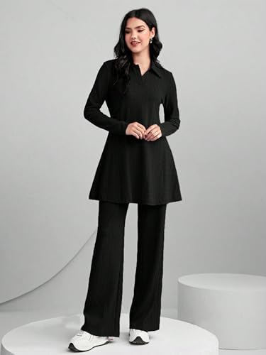 TADKEE Black Kurta & Pant Set for Women - Image 2