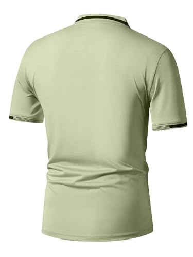 Lymio Men's Green Polo T-Shirt - Image 3