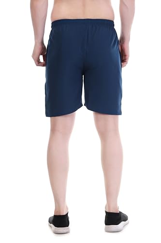 BLUE STAR SHARK Men's Athletic Sports Shorts - Blue - Image 4