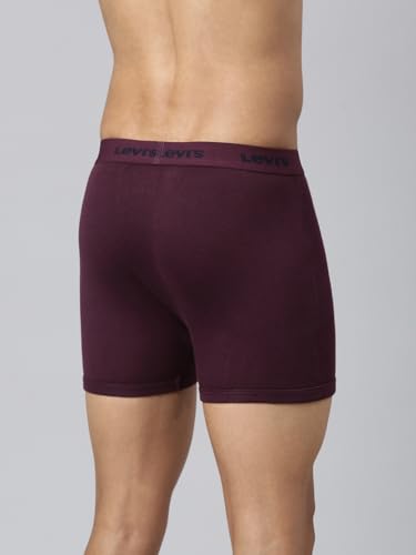 Levi's Men's Cotton Boxer Trunk - Solid - Image 4