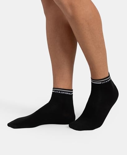 Jockey Men's Cotton Stretch Ankle Socks - Black - Image 3