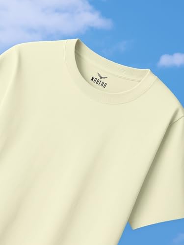 NOBERO Men's Cotton Graphic Print T-Shirt - Aloe Green - Image 2