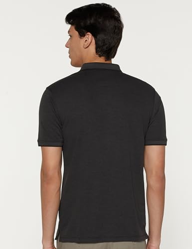 Peter England Polo T-Shirt for Men - Dark Green - Image 2