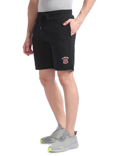 U.S. POLO ASSN. Men's Hybrid Shorts - Black - Image 2