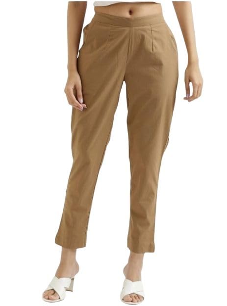 D K W Women's Cotton Trouser Pant