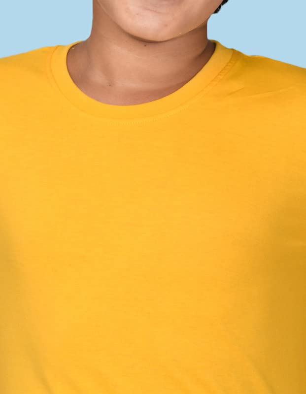 Nusyl Boys Yellow Cotton T-Shirt - Image 3
