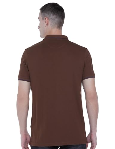Van Heusen Men's Brown Polo T-Shirt - Image 2
