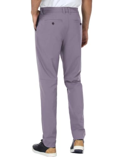 TOPLOT Men's Lavender Formal Pants - Image 3