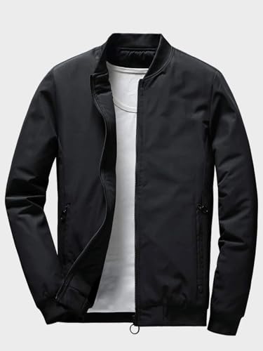 Lymio Men's Lightweight Outwear Jacket - Black - Image 2