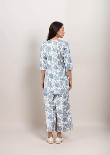 SHIENZY Printed Cotton Blend Co Ord Set for Women - Image 2