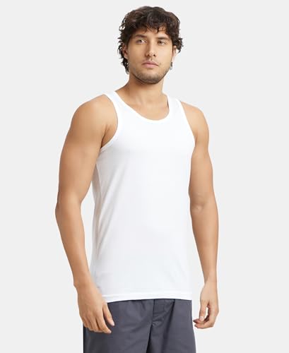 Jockey Men's Super Combed Cotton Sleeveless Vest - Image 2