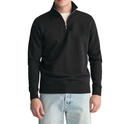 FN3 Unisex Half Zipper Hoodie - Black - Image 2