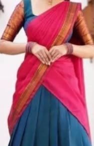 ZITON Indian Traditional Kanjivaram Silk Lehenga Choli - Image 5