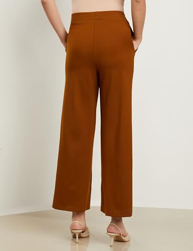 Symbol Women's Loose Business Casual Pants - Khaki Brown - Image 2