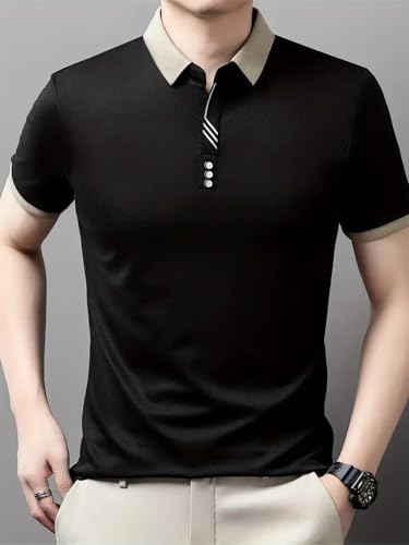 Lymio Men's Black Pista Polo T-Shirt - Image 2