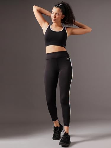 Clovia Women's Black Activewear Tights - Image 3