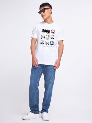 Bewakoof Men's Printed Cotton T-Shirt - White - Image 4