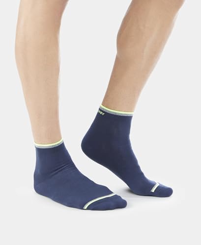 Jockey Men's Ankle Length Cotton Socks - Navy - Image 3