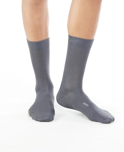 Jockey Men's Calf Length Cotton Socks - Light Grey - Image 2