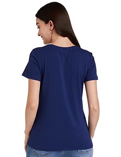 Symbol Women Cotton Stretch V Neck T-Shirt - Image 3