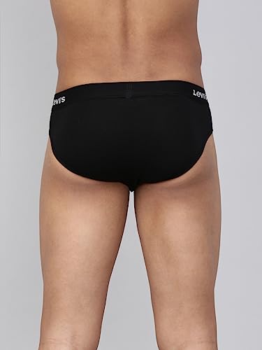 Levi's Men's Black Solid Brief - Image 4
