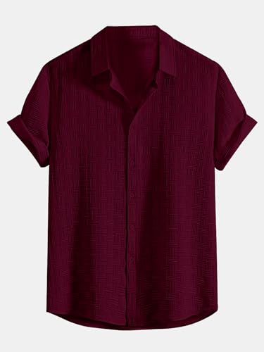 Leriya Fashion Waffle Weave Shirt for Men - Image 2