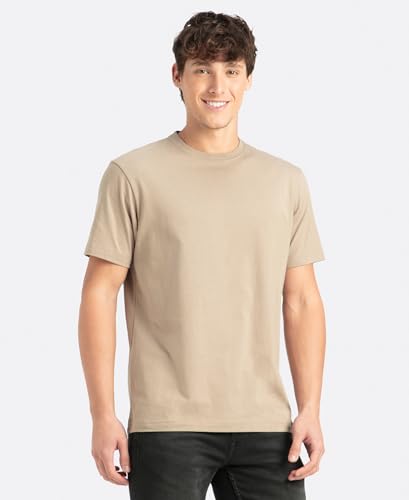 Jockey Men's Round Neck T-Shirt - Desert Taupe - Image 2