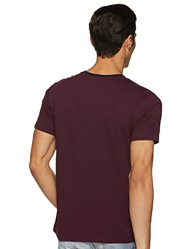 Van Heusen Men's Athleisure T-Shirt - Port Wine - Image 2