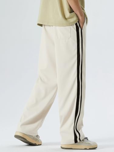 Greciilooks Men's Cream Casual Trousers - Image 2