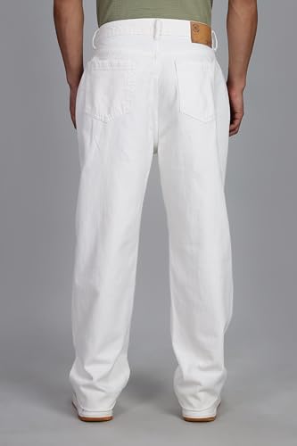 INKD Men's Relaxed Jeans - Frost White - Image 2
