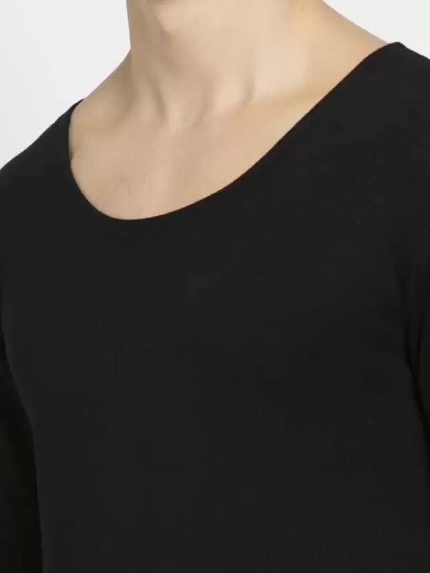 Jockey Men's Cotton Thermal Set - Black - Image 5
