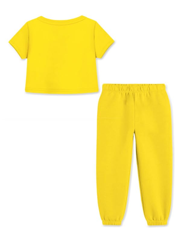 Trampoline Girls Printed Crop Top and Trackpant Set - Image 2