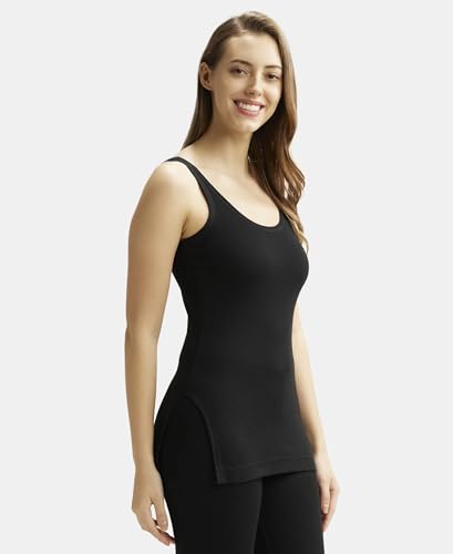 Jockey Thermal Tank Top for Women - Black - Image 2