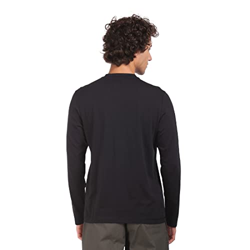 U. S. POLO ASSN. Men Heathered Cotton T-Shirt - Black - Image 3