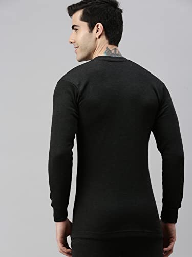 Lux Cottswool Men's Black Thermal Top - Image 2
