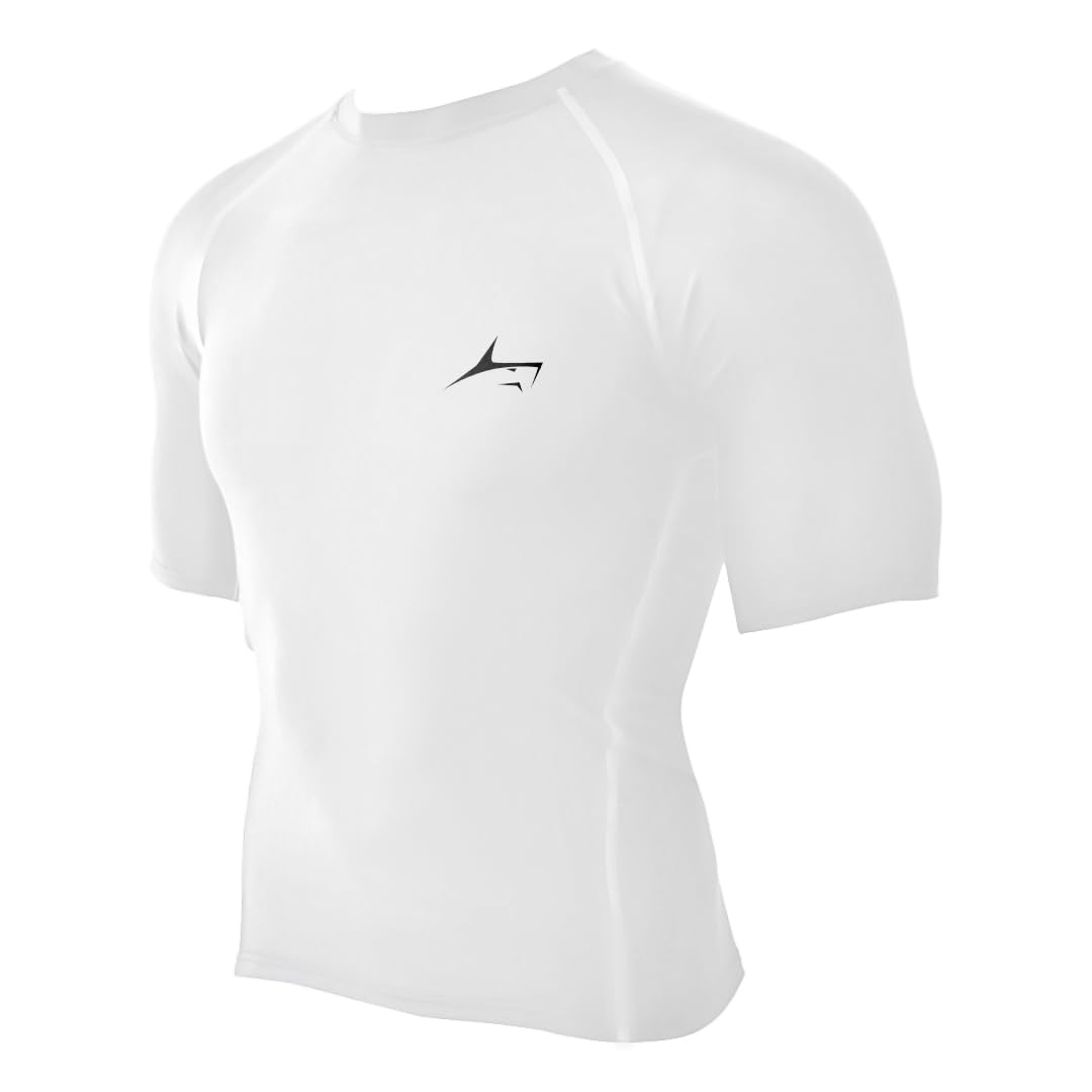 PROSHARX Compression T-Shirt for Men - White - Image 4