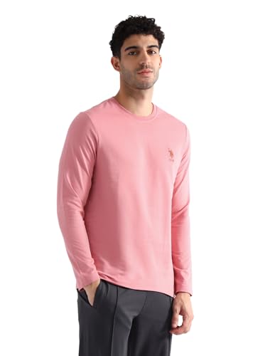 U.S. POLO ASSN. Men's Cotton T-Shirt - Dirty Pink - Image 3