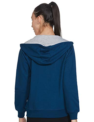 Symbol Women's Terry Hooded Sweatshirt - Poseidon Blue - Image 2