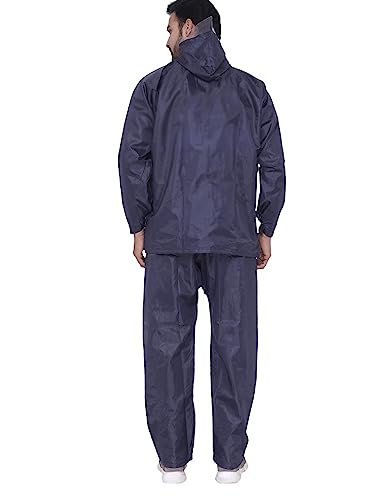 Lymio Men's Waterproof Raincoat - Rain Blue - Image 4