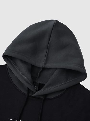 Lymio Unisex Black Hoodie Sweatshirt - Image 4