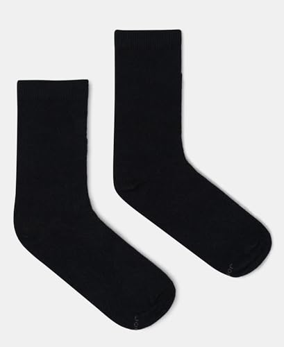 Jockey Kid's Cotton Stretch Calf Length Socks - Black - Image 2