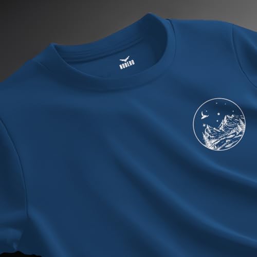 NOBERO Men's Graphic Tee - Marine Blue - Image 2
