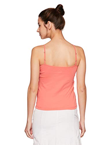 Jockey Women's Blush Pink Cotton Spaghetti Top - Image 2