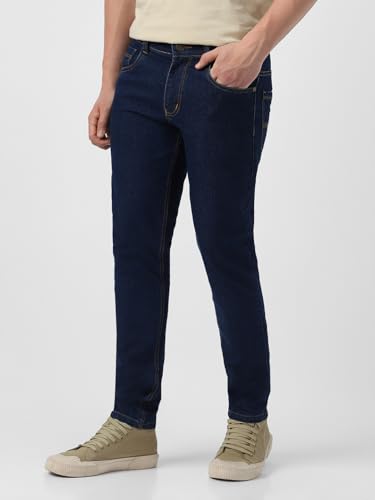 Neostreak Men's Slim Fit Stretch Jeans - Medium Blue - Image 3