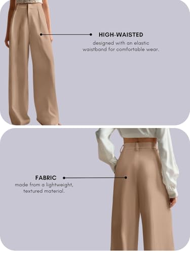 GRECIILOOKS Women's High Waist Flared Trousers - Image 4